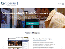 Tablet Screenshot of cybersurfindia.com